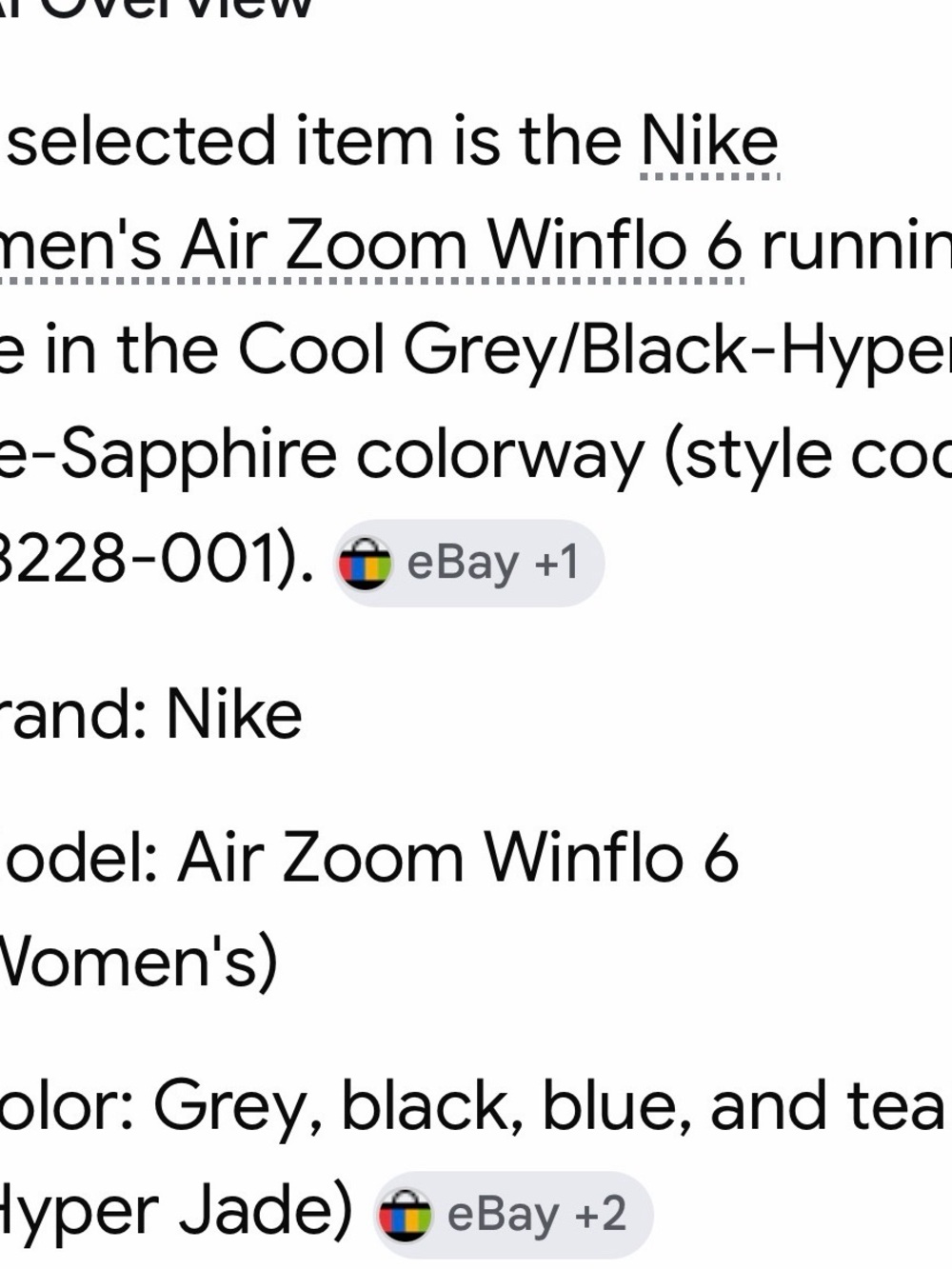 Nike women’s running shoes sneakers size US 9 air zoom winflo black gray teal - Picture 11 of 11